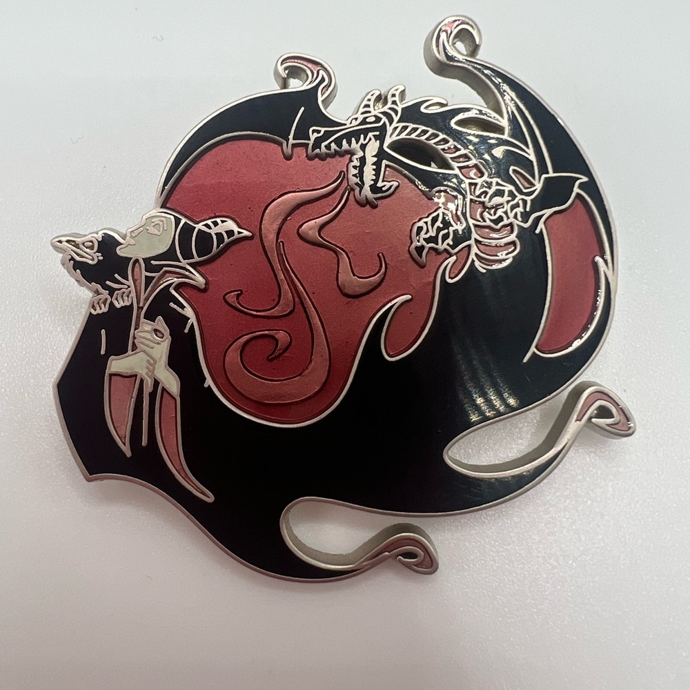Disney Maleficent Dragon Cape Pin